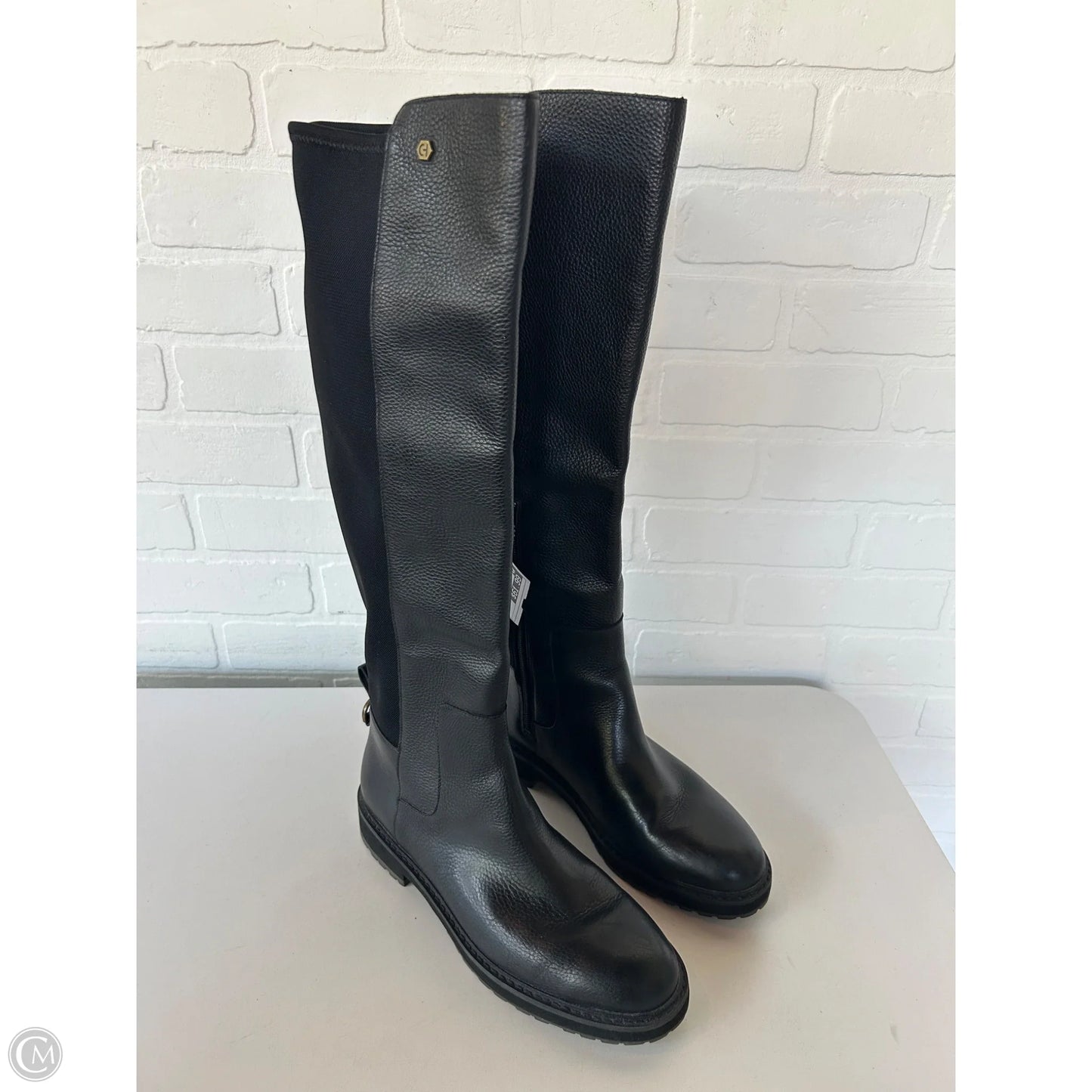 Boots Knee Flats By Cole-haan In Black, Size: 9