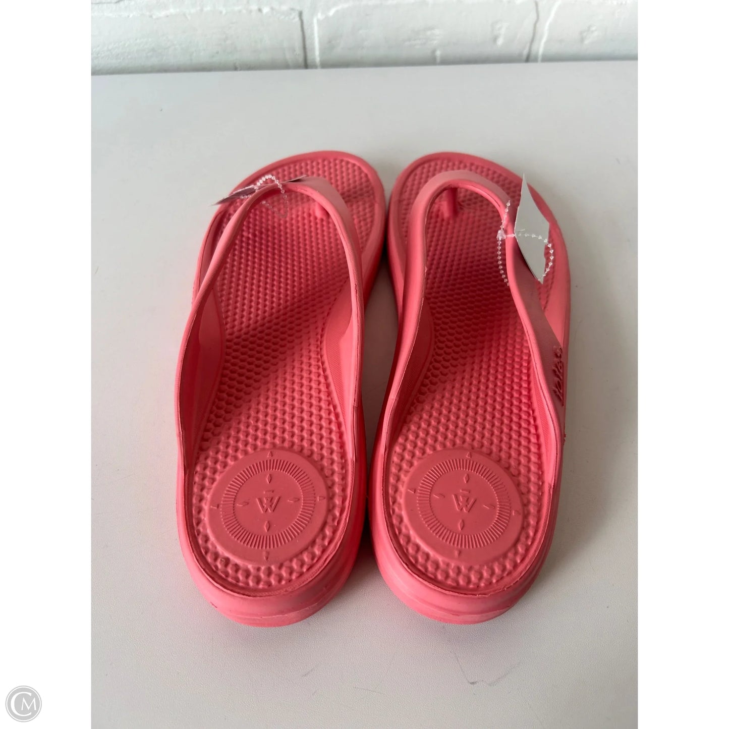 Sandals Flip Flops By Totes In Orange, Size: 11