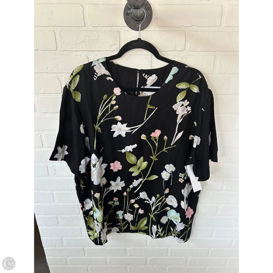 Top Short Sleeve By Clothes Mentor In Black, Size: Xl