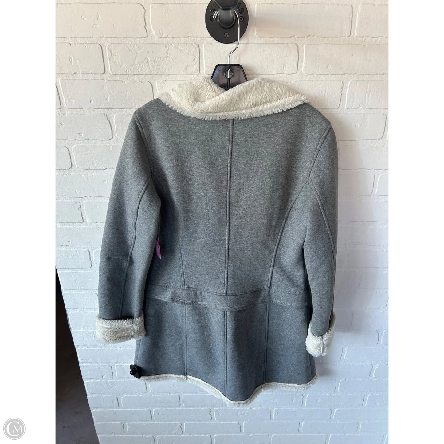 Jacket Fleece By Athleta In Grey, Size: M