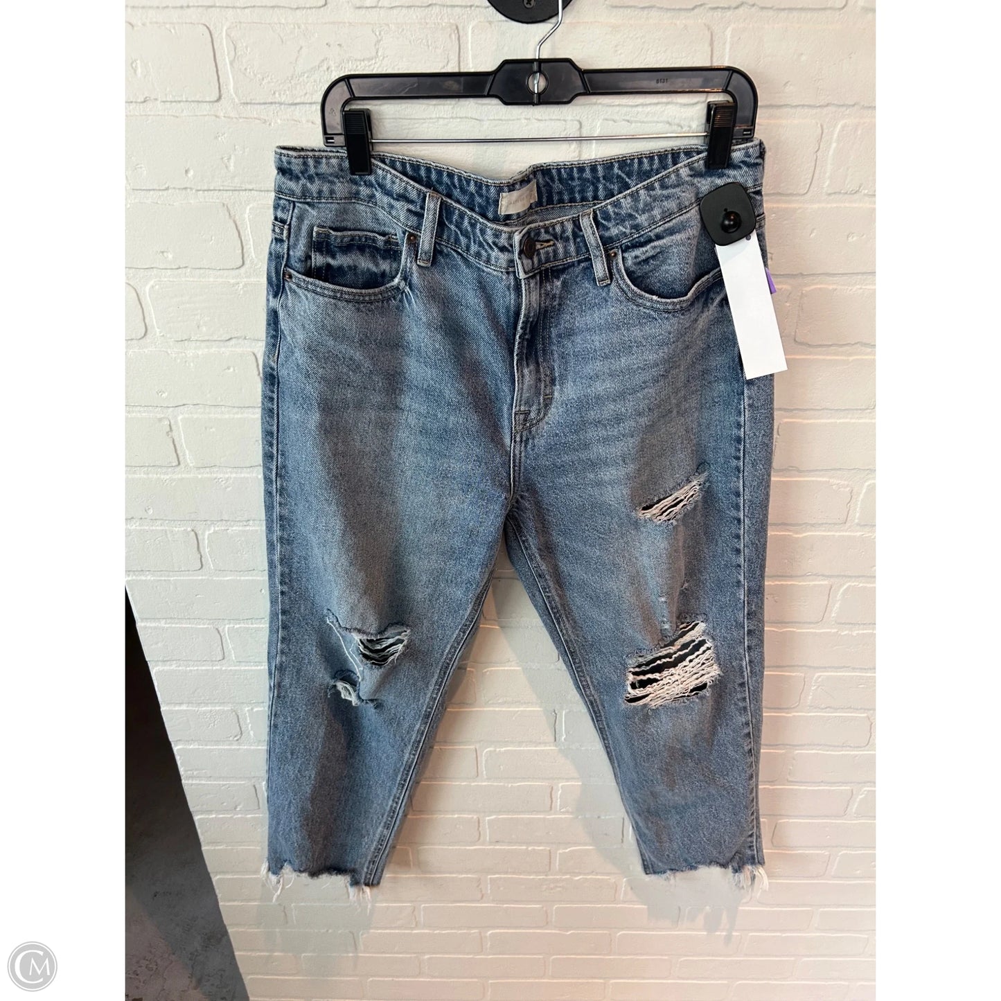 Jeans Straight By Altard State In Blue Denim, Size: 12
