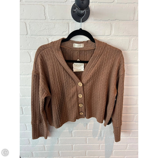 Sweater Cardigan By Altard State In Brown, Size: S