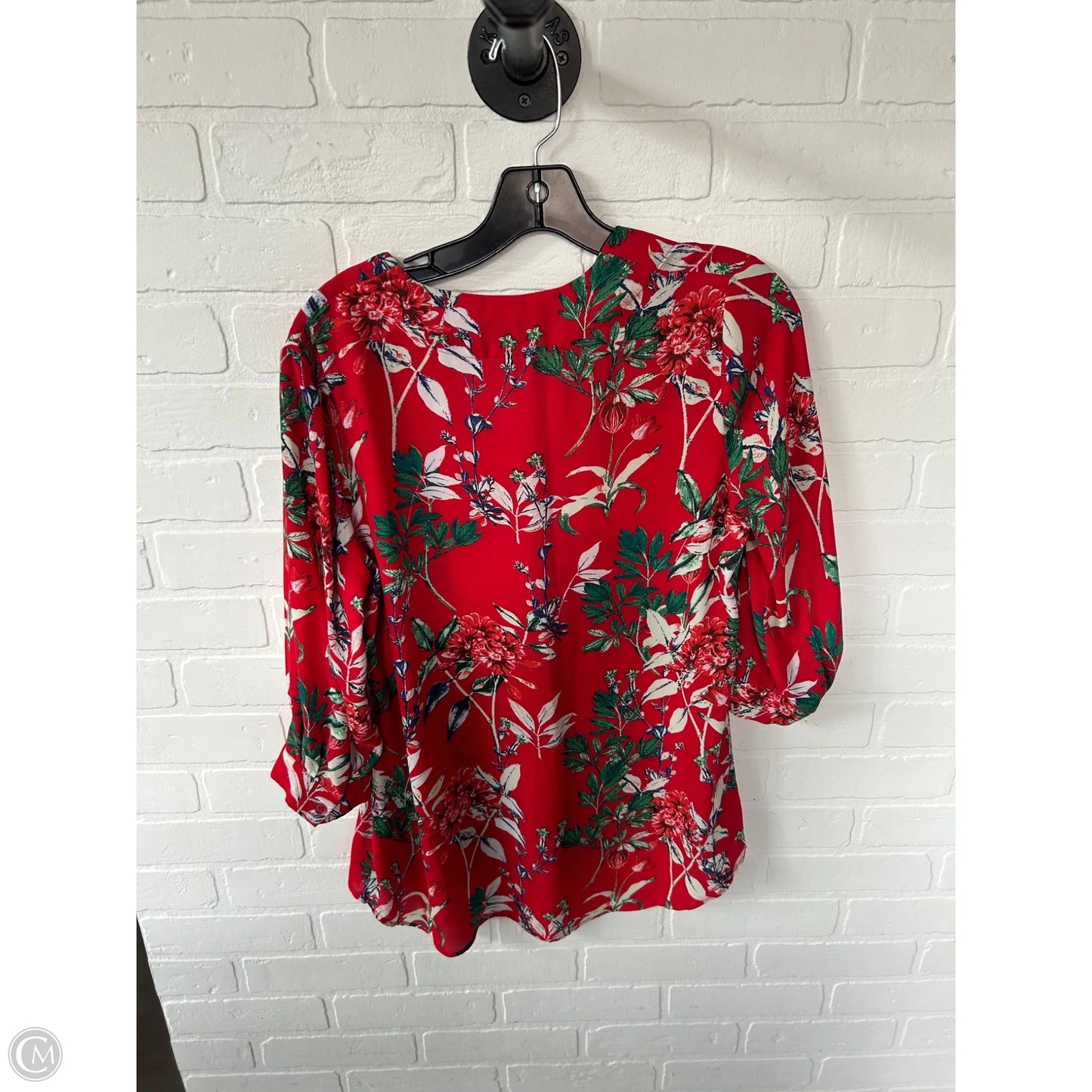 Top Long Sleeve By Rose And Olive In Red, Size: S