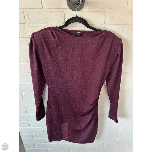 Dress Casual Short By Express In Purple, Size: S