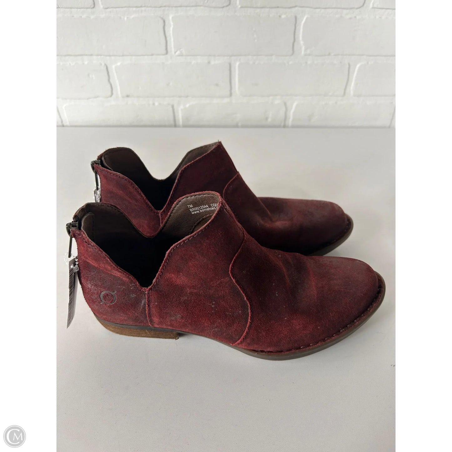 Boots Ankle Flats By Born In Red, Size: 7
