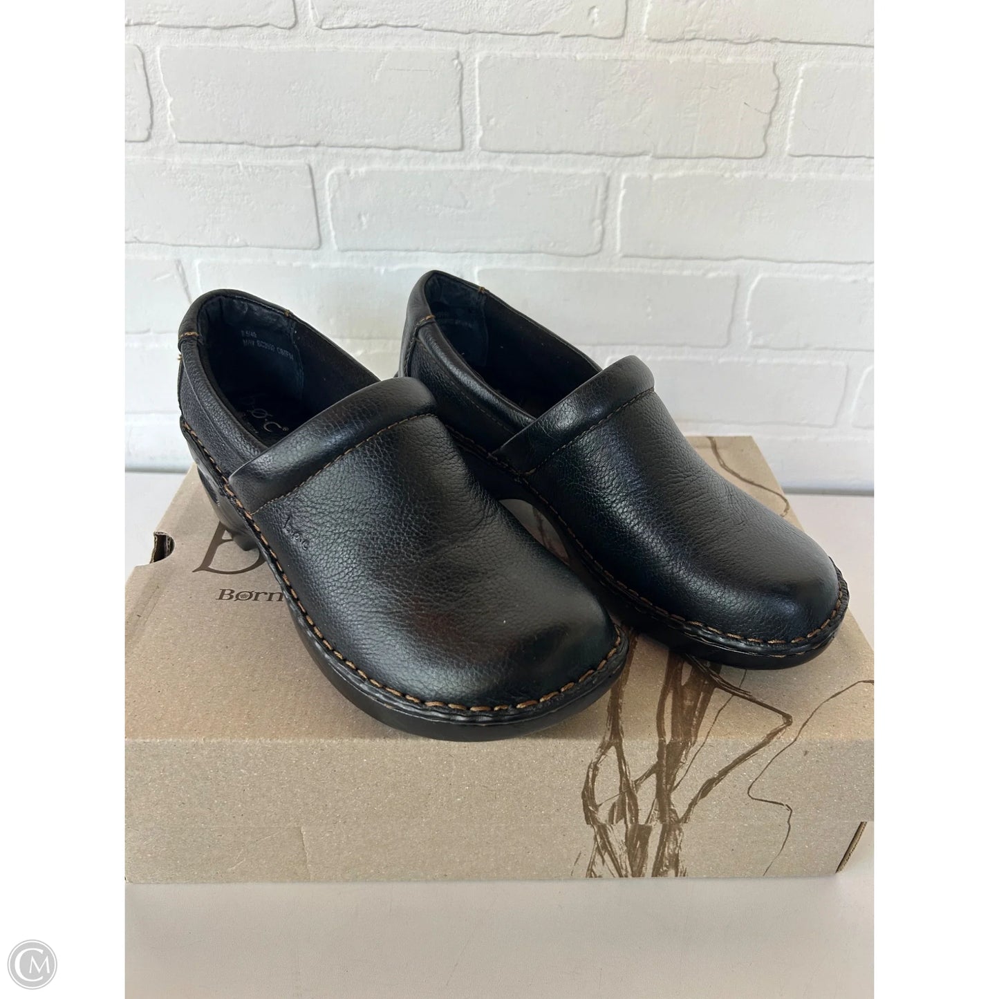 Shoes Flats By Born In Black, Size: 8.5