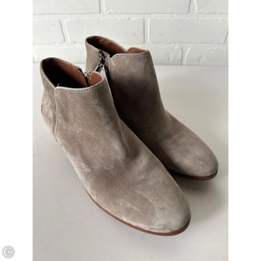 Boots Ankle Heels By Sam Edelman In Taupe, Size: 8