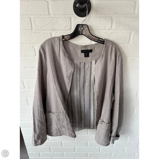 Jacket Other By Tahari By Arthur Levine In Grey, Size: Xl