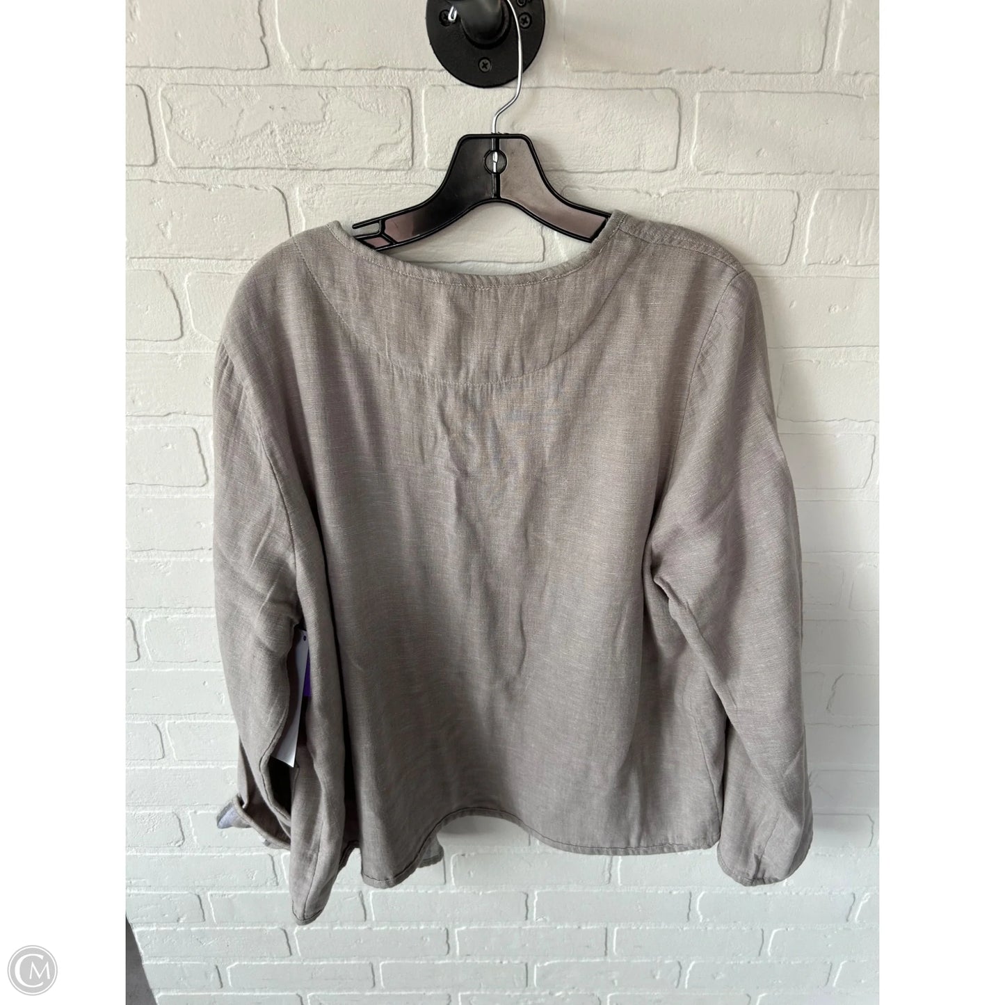 Jacket Other By Tahari By Arthur Levine In Grey, Size: Xl