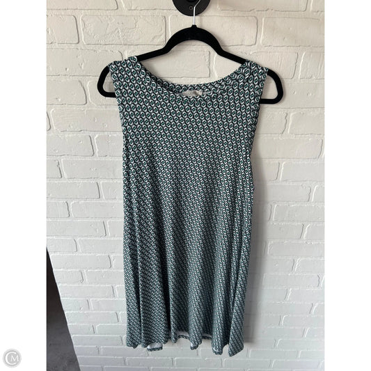 Dress Casual Short By Loft In Black & Green, Size: Xl