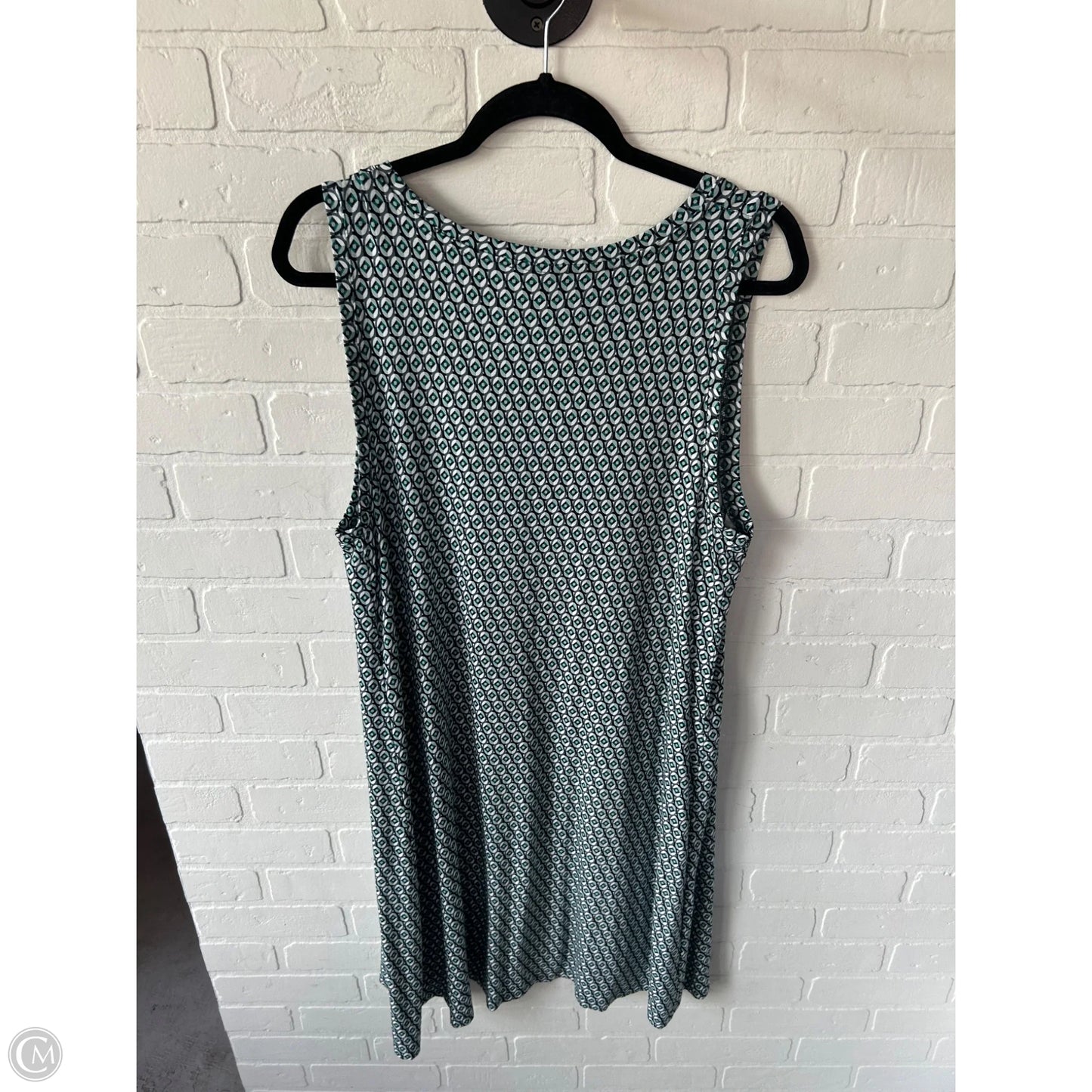 Dress Casual Short By Loft In Black & Green, Size: Xl