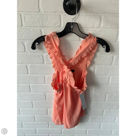 Top Sleeveless By J. Crew In Orange, Size: Xsp