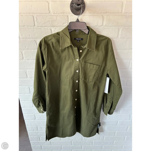 Dress Casual Short By Madewell In Green, Size: Xs