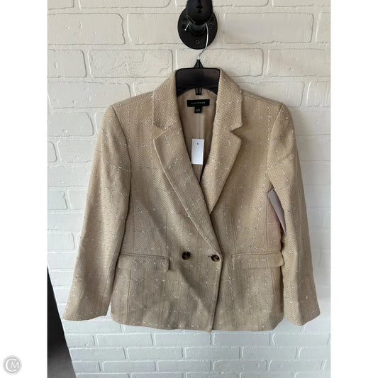 Blazer By Ann Taylor In Tan, Size: S