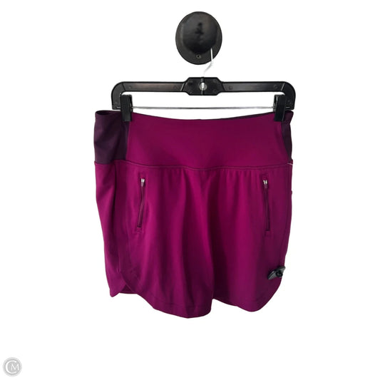 Athletic Skort By Athleta In Pink & Purple, Size: 8