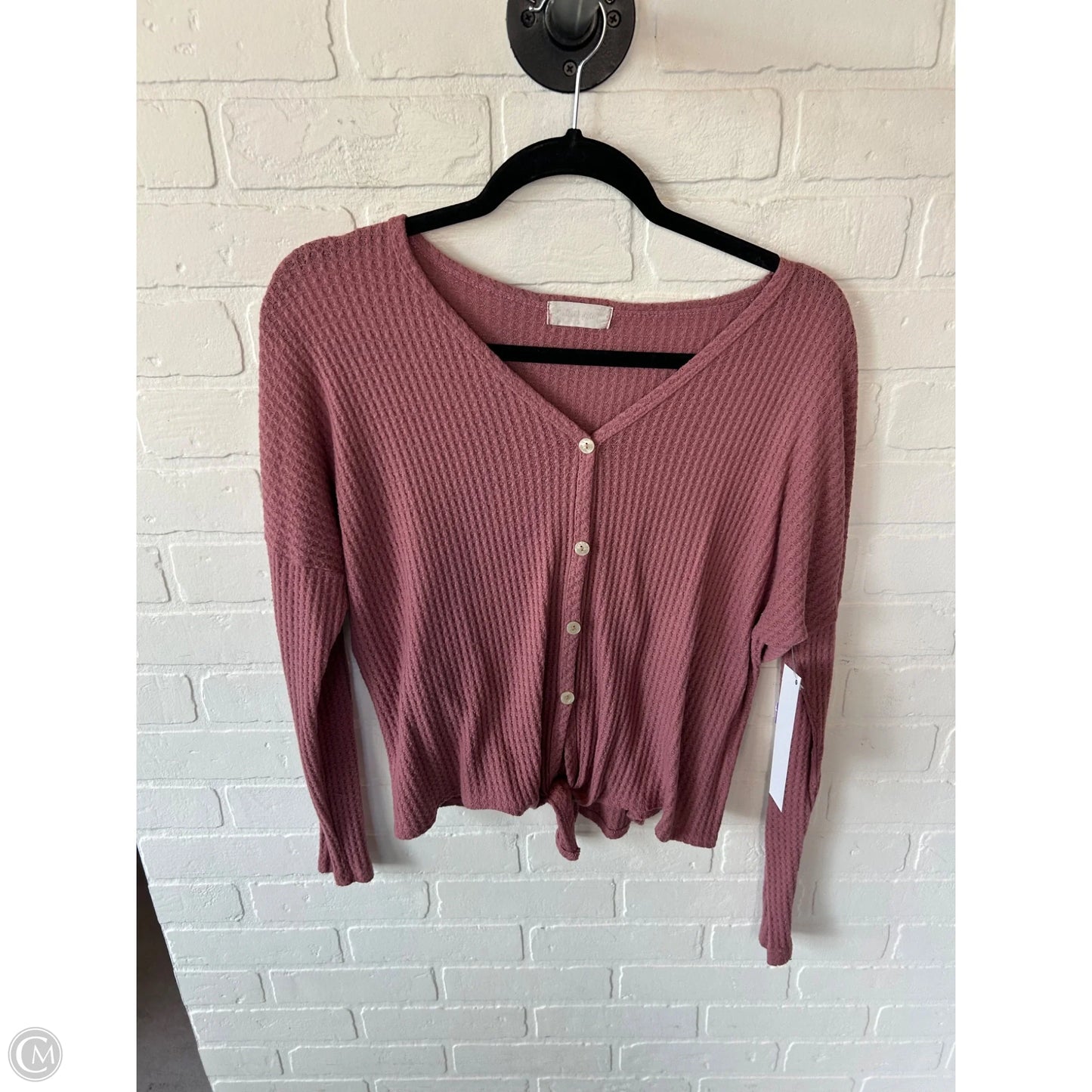 Top Long Sleeve By Altard State In Pink, Size: S