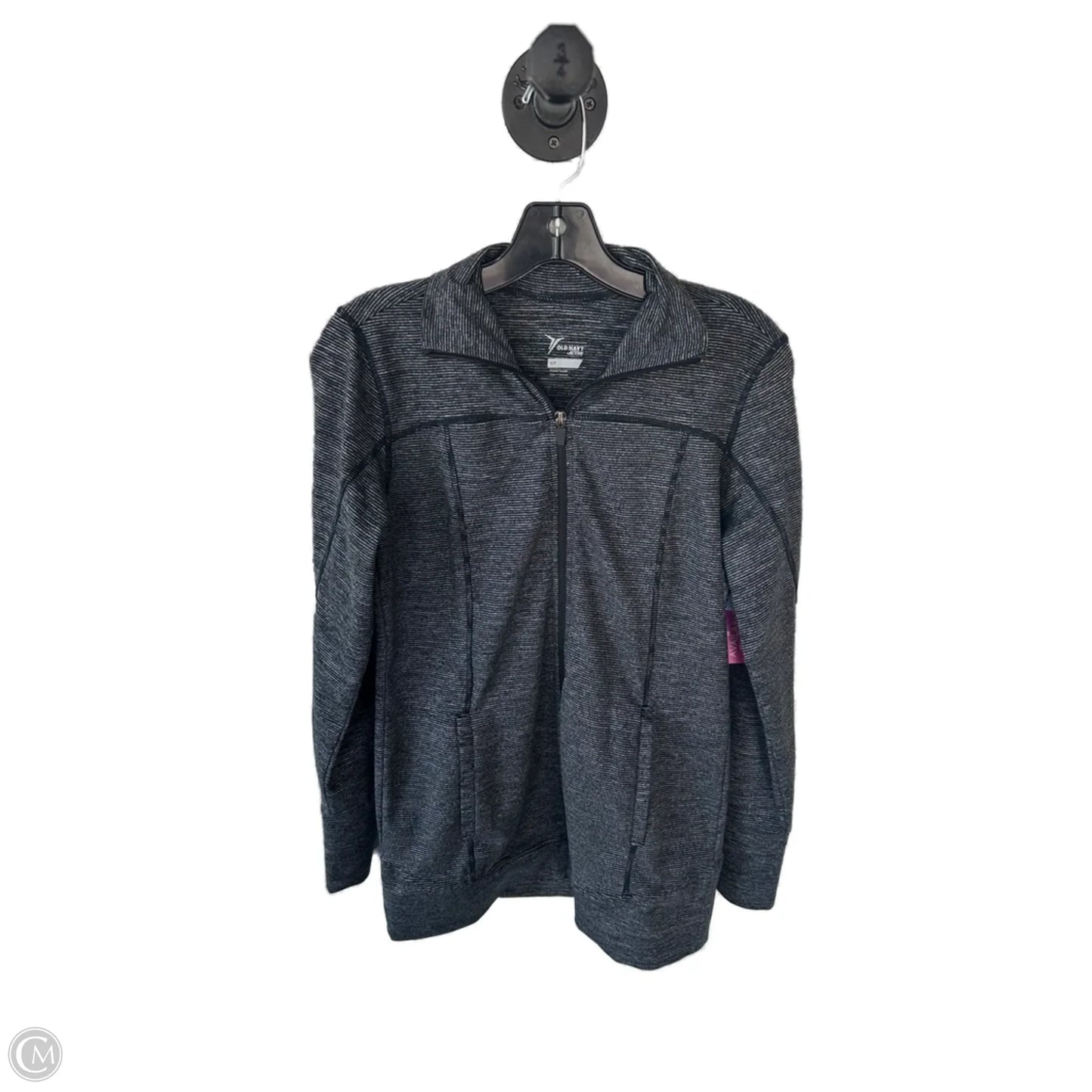 Athletic Jacket By Old Navy In Black & White, Size: S