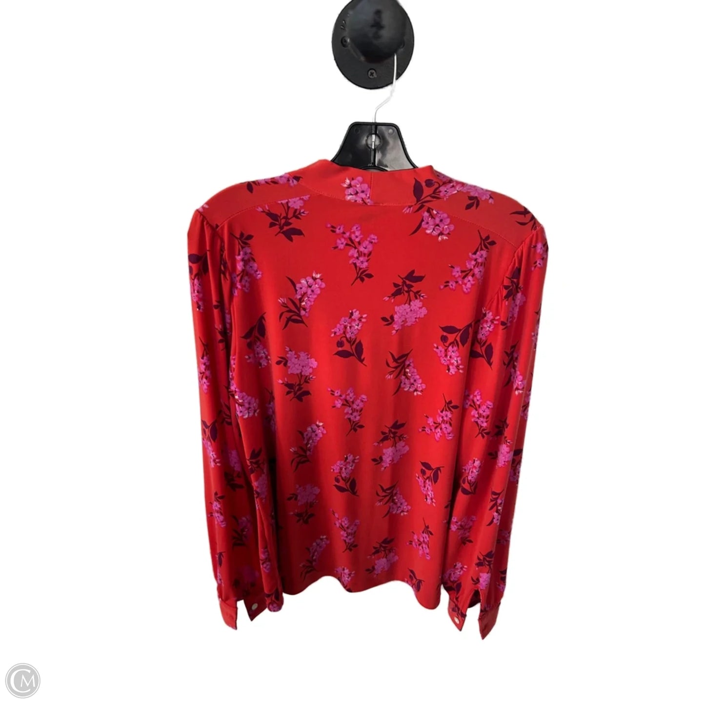 Top Long Sleeve By Ann Taylor In Orange, Size: S