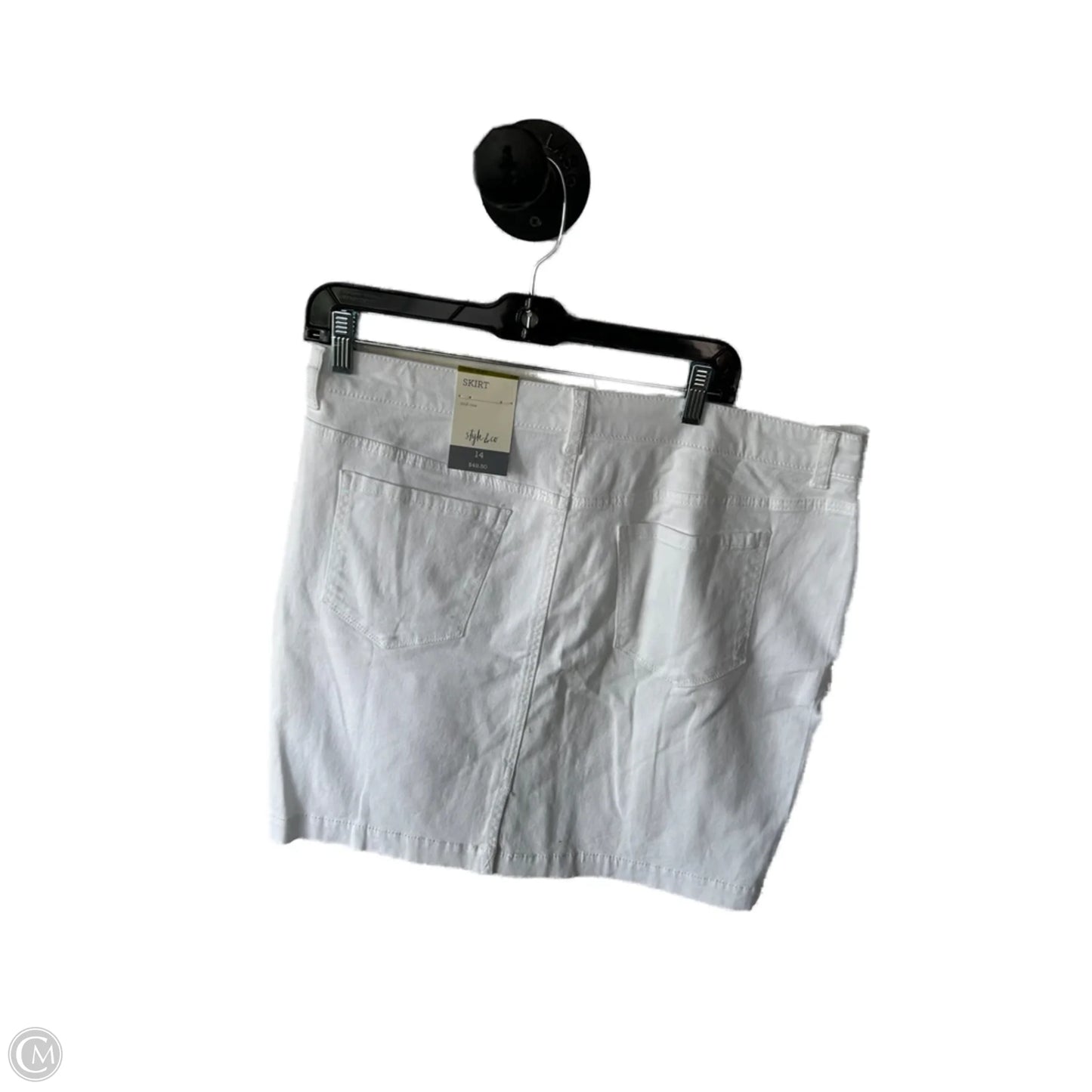 Skirt Mini & Short By Style And Company In White, Size: 14