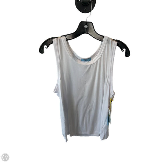 Top Sleeveless Basic By Cece In White, Size: L