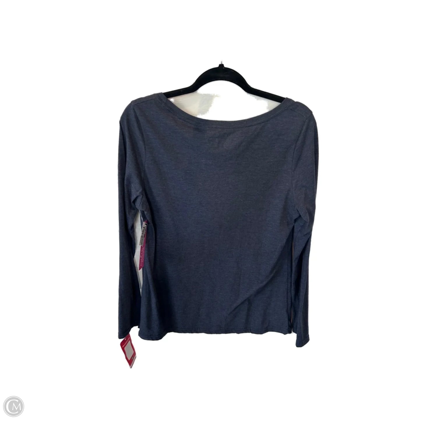 Top Long Sleeve Basic By Clothes Mentor In Blue & Gold, Size: L