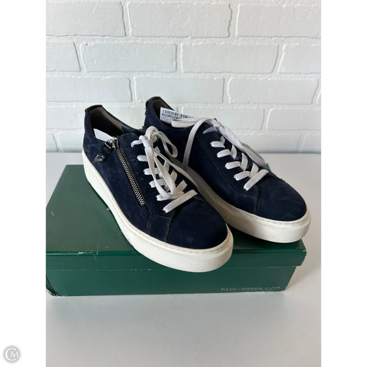 Shoes Sneakers By Paul Green In Blue, Size: 9