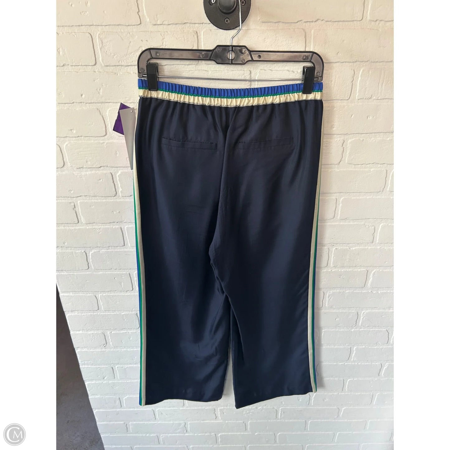 Pants Cropped By Elevenses In Navy, Size: 4