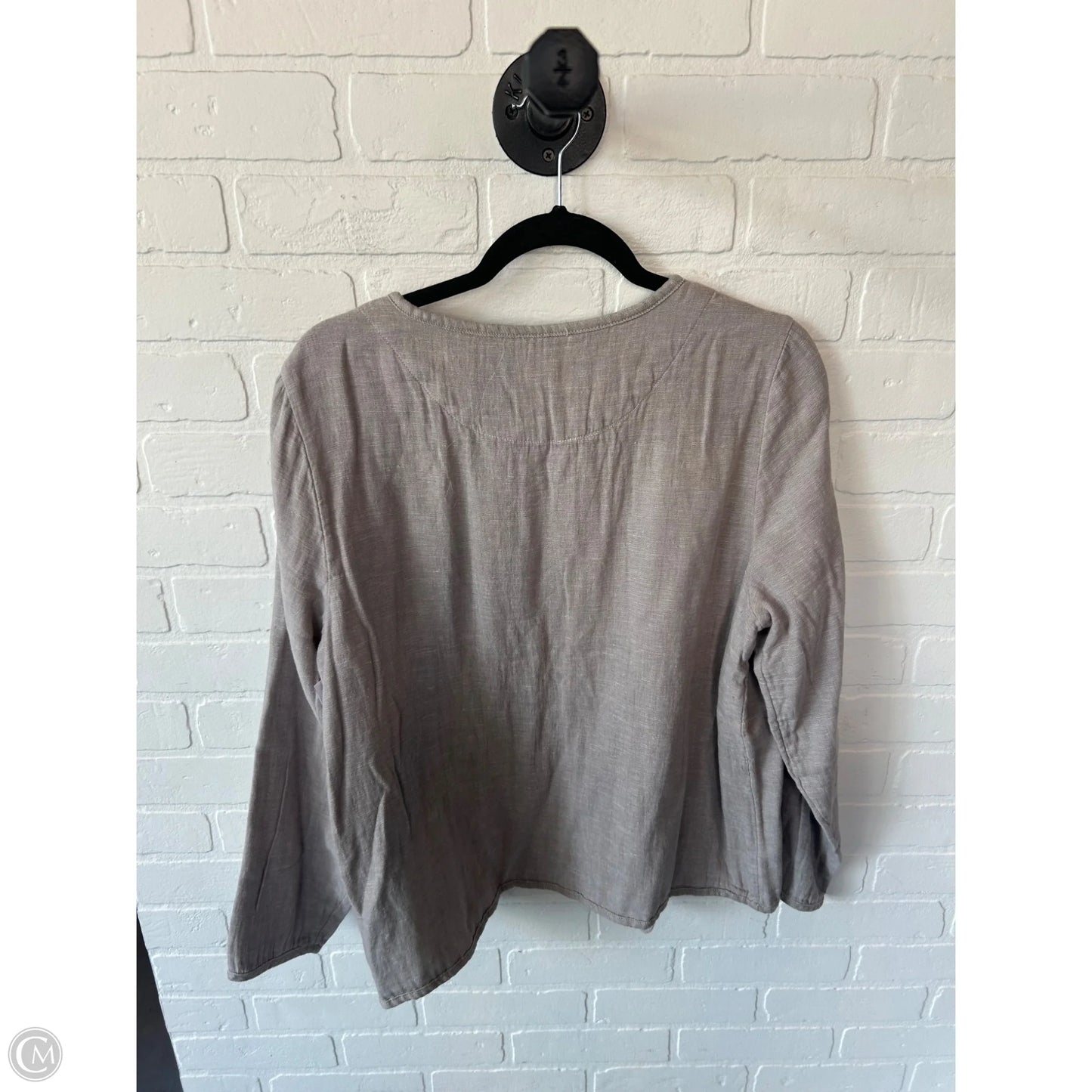 Blazer By Tahari By Arthur Levine In Tan, Size: L