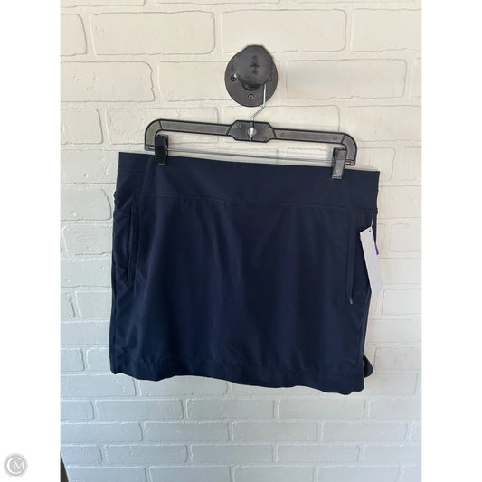 Athletic Skort By Athleta In Navy, Size: 16