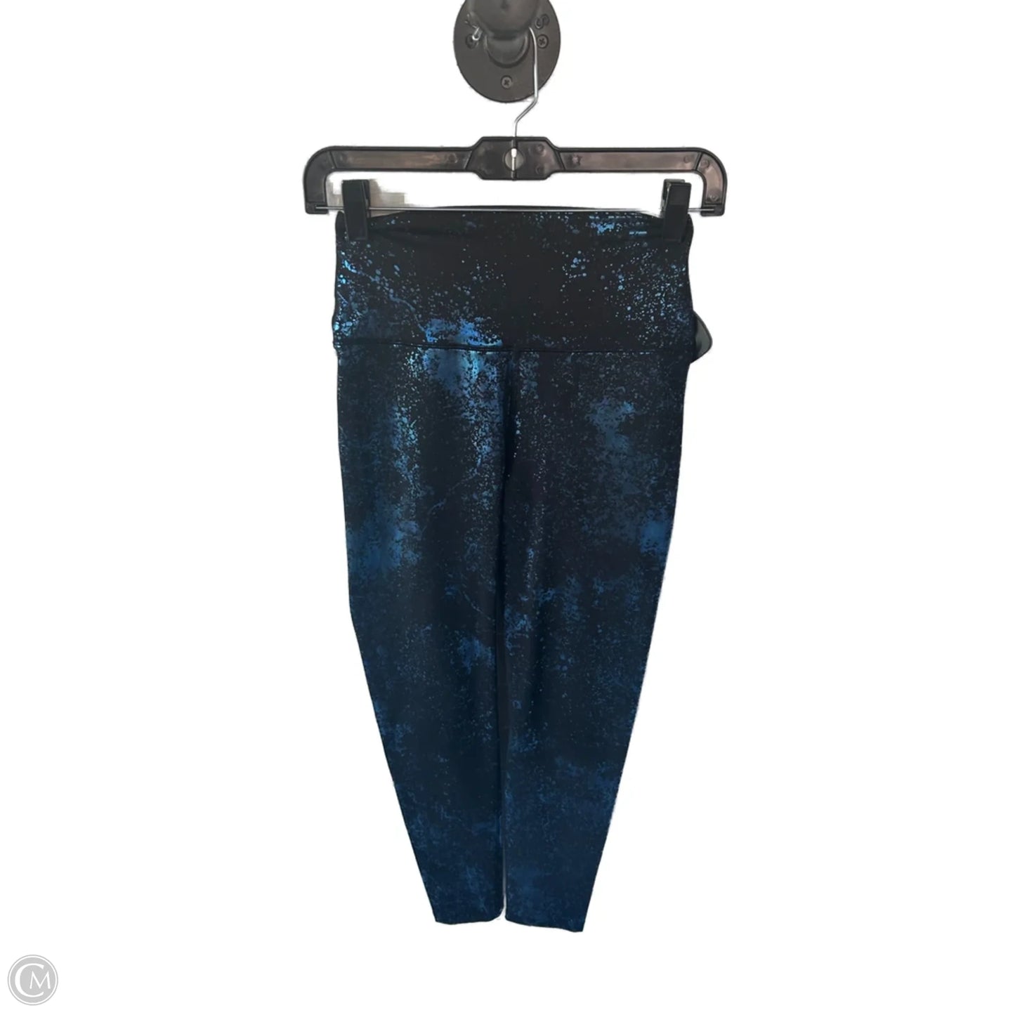 Athletic Leggings By Cmb In Black & Blue, Size: 4