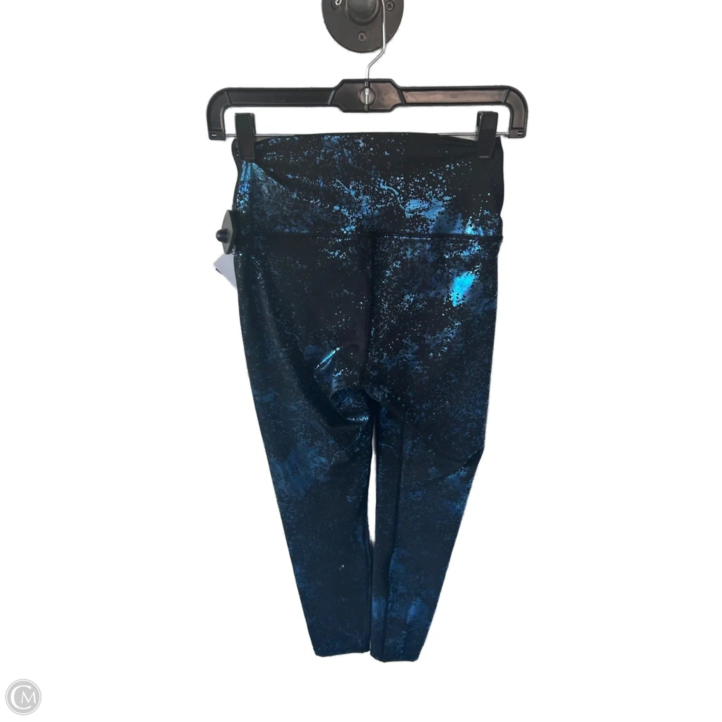Athletic Leggings By Cmb In Black & Blue, Size: 4