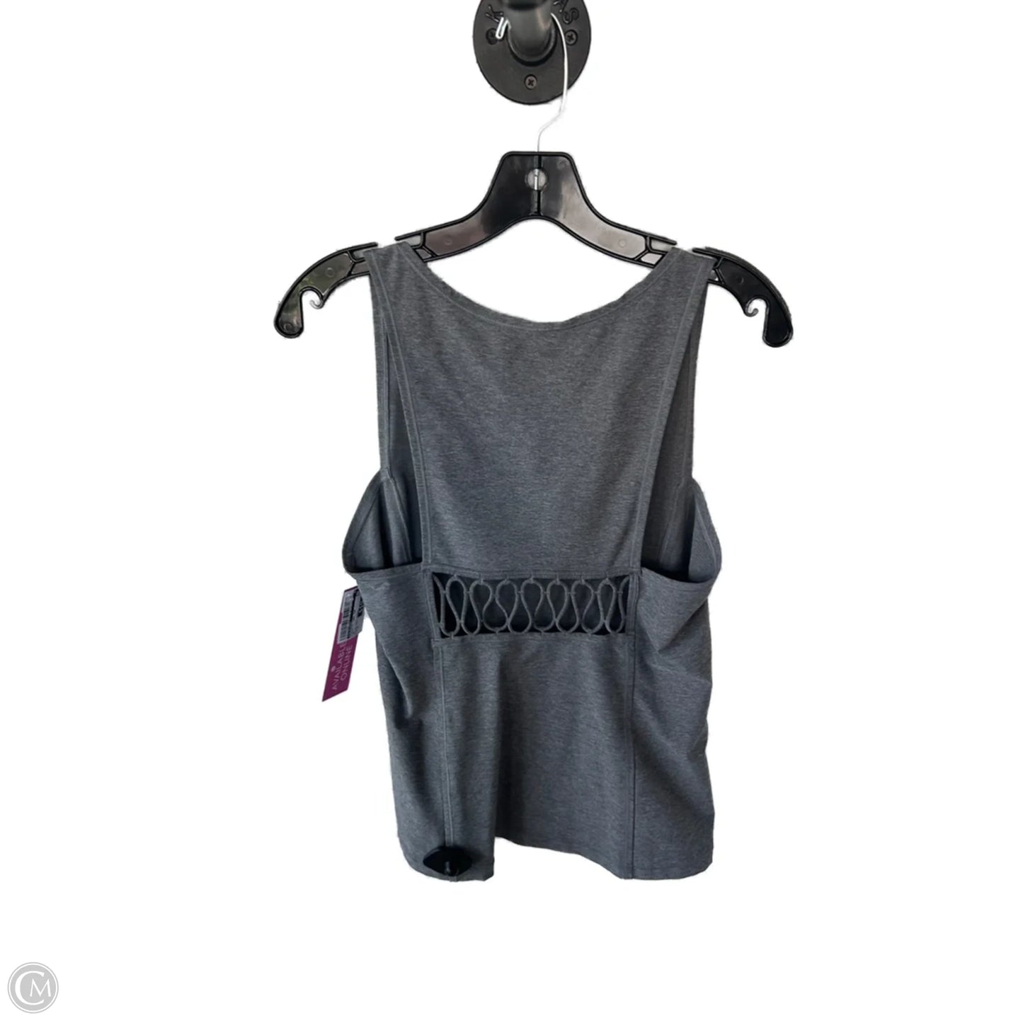 Athletic Tank Top By Lululemon In Grey, Size: M