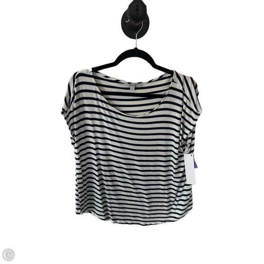 Top Short Sleeve Basic By Green Envelope In Black & White, Size: Xxl