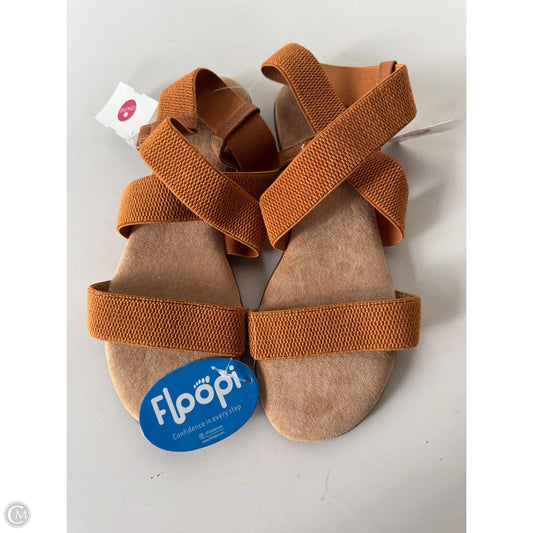 Sandals Flats By Clothes Mentor In Orange, Size: 9