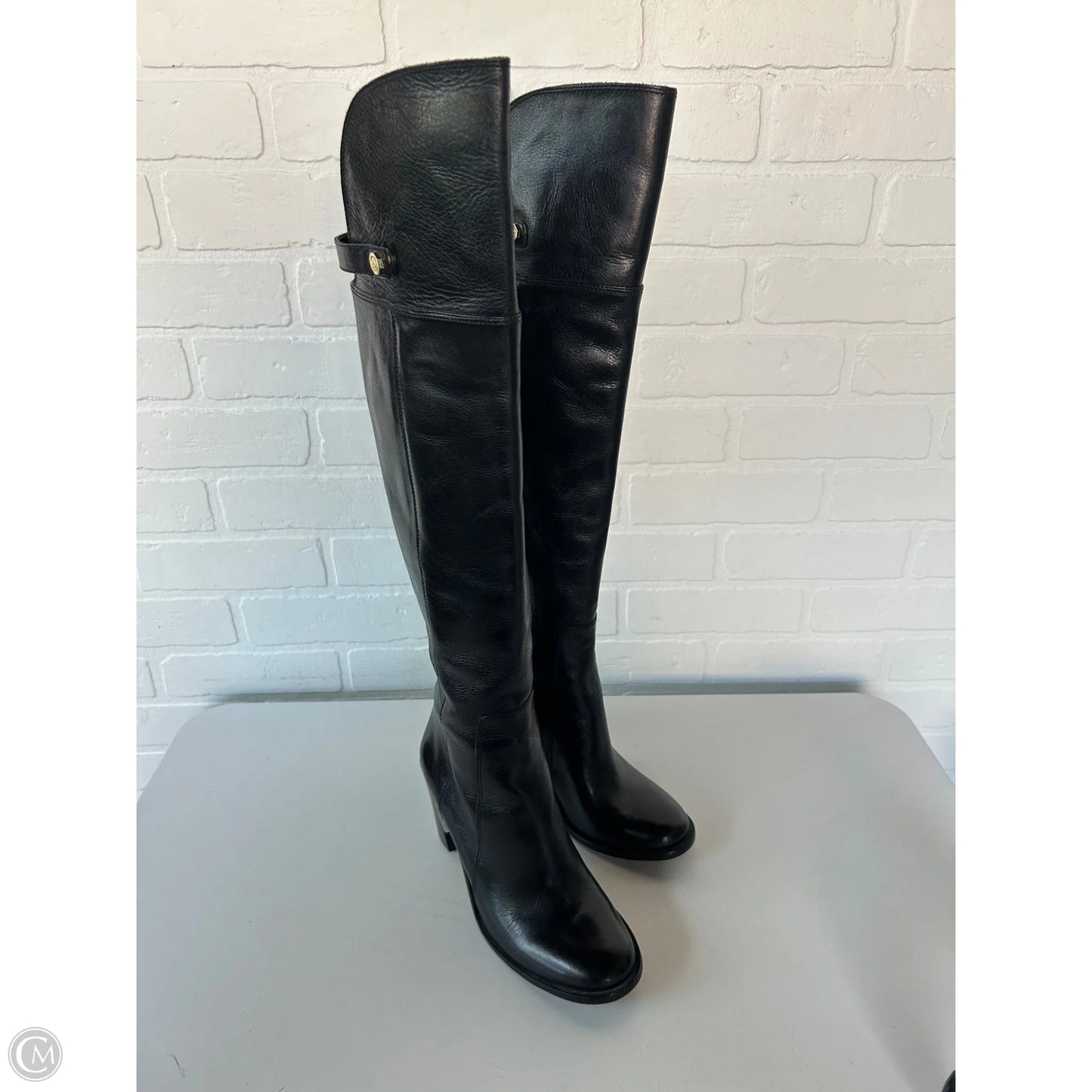 Boots Over-the-knee Heels By Louise Et Cie In Black, Size: 7.5