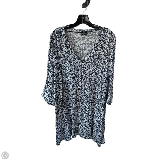 Dress Casual Short By Vero Moda In Blue & White, Size: Xl