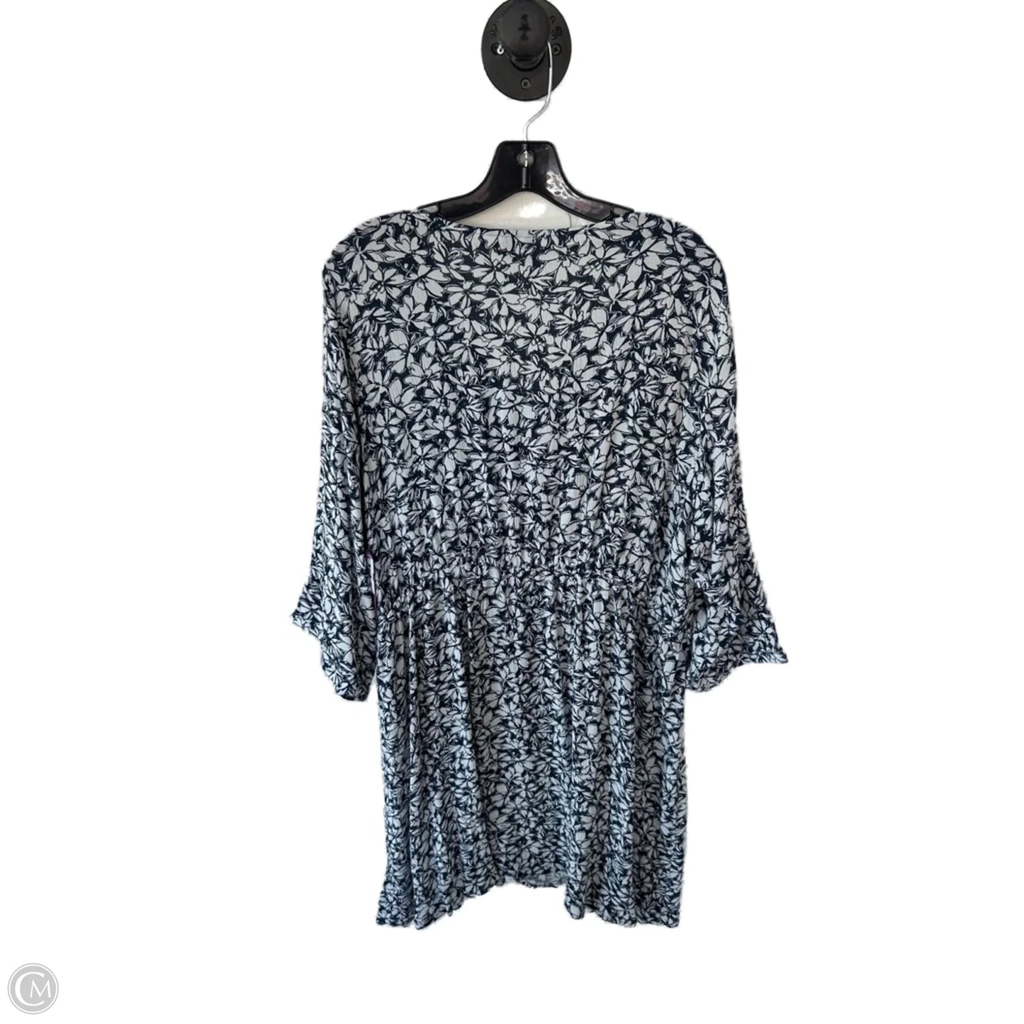 Dress Casual Short By Vero Moda In Blue & White, Size: Xl