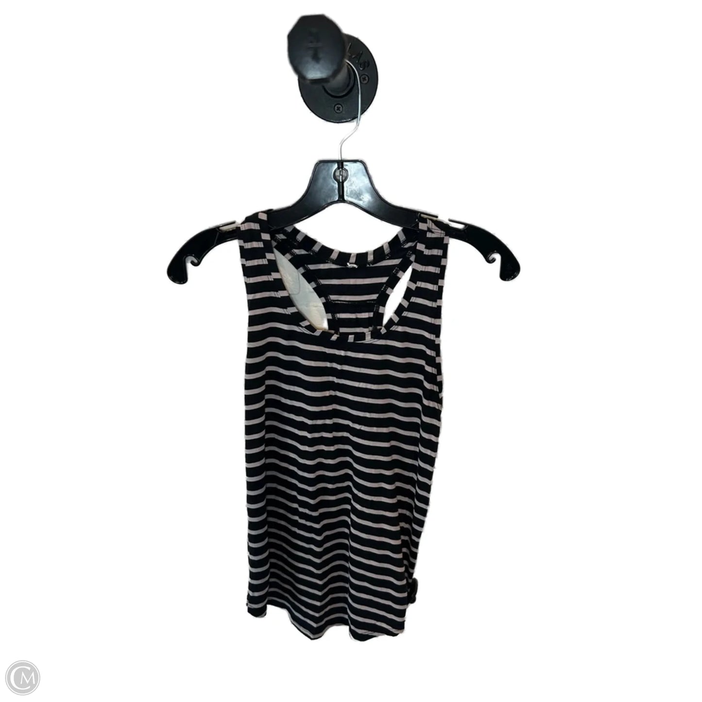 Athletic Tank Top By Lululemon In Black & Grey, Size: S