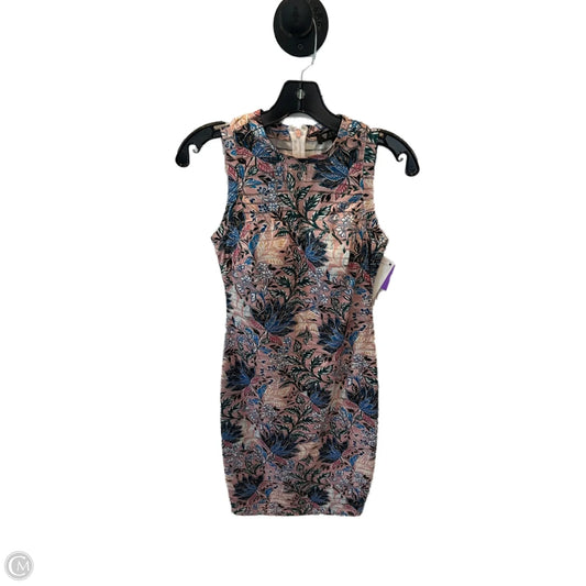 Dress Casual Midi By Guess In Pink, Size: Xs