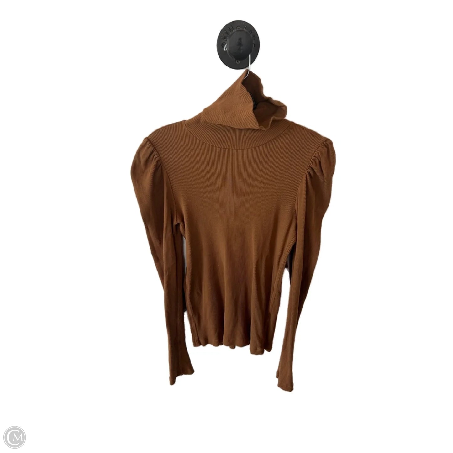Top Long Sleeve By Amo In Brown, Size: M