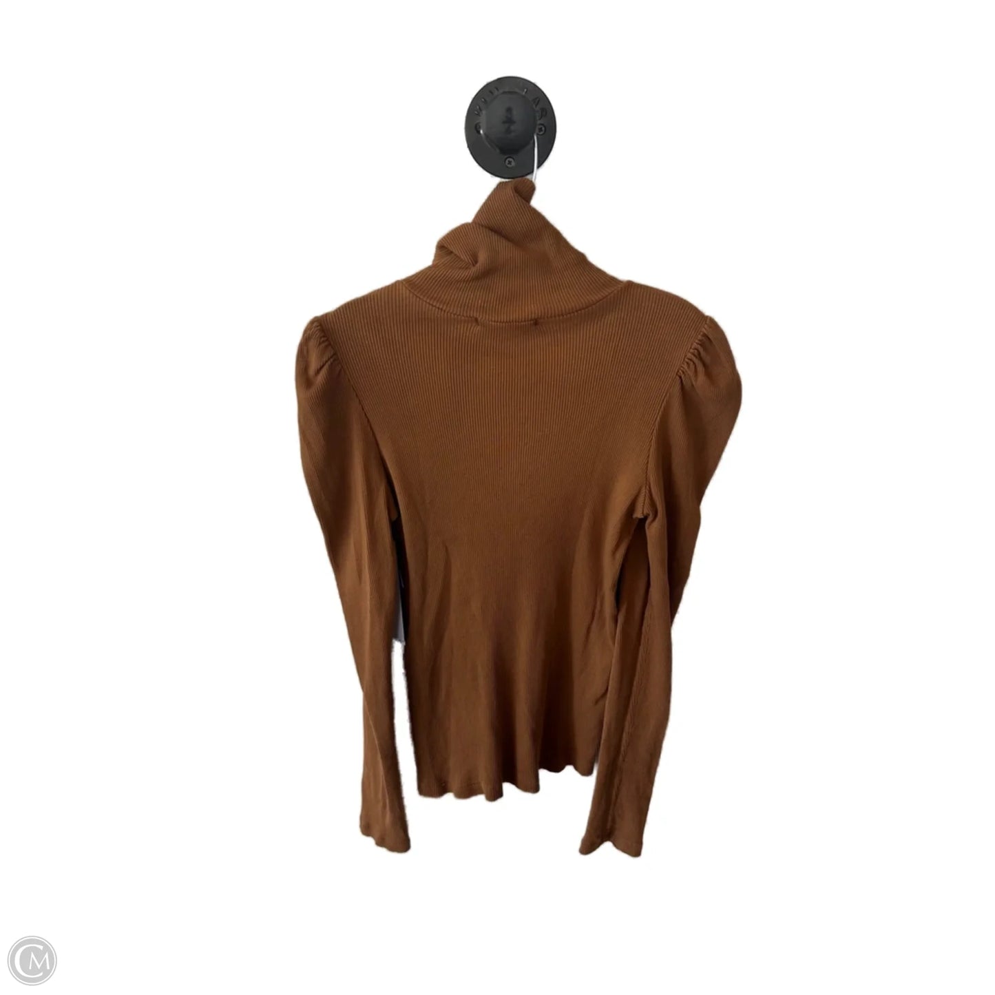 Top Long Sleeve By Amo In Brown, Size: M