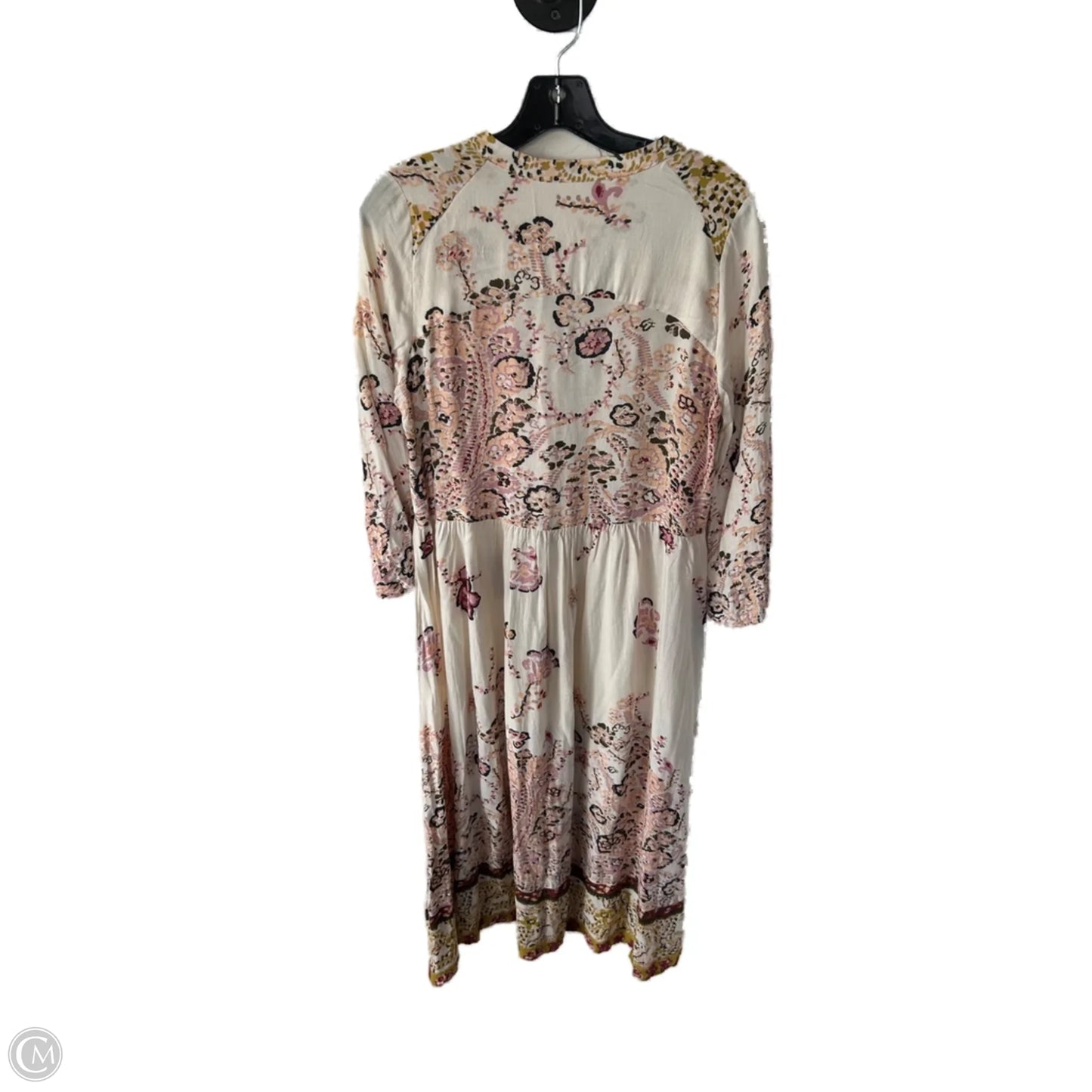 Dress Casual Midi By Free People In Cream, Size: Xs