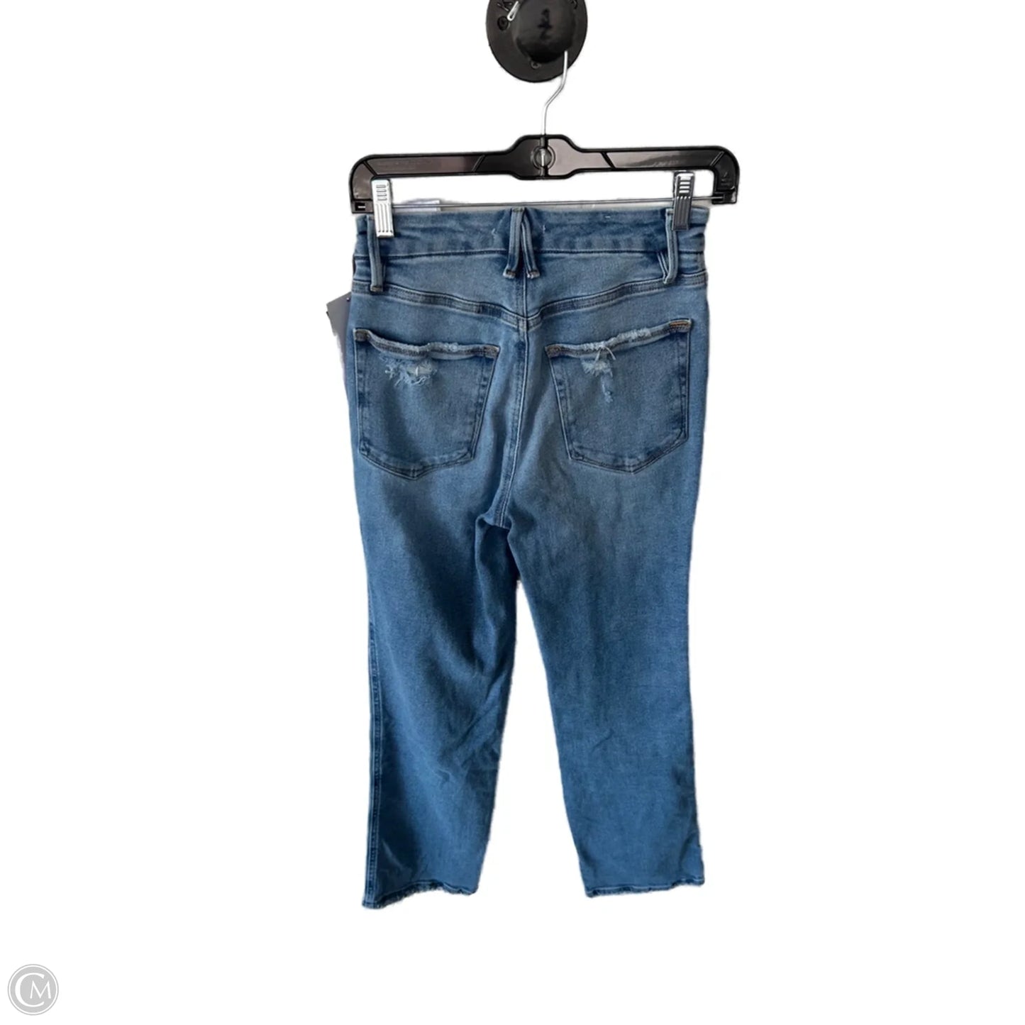 Jeans Straight By Good American In Blue Denim, Size: 2