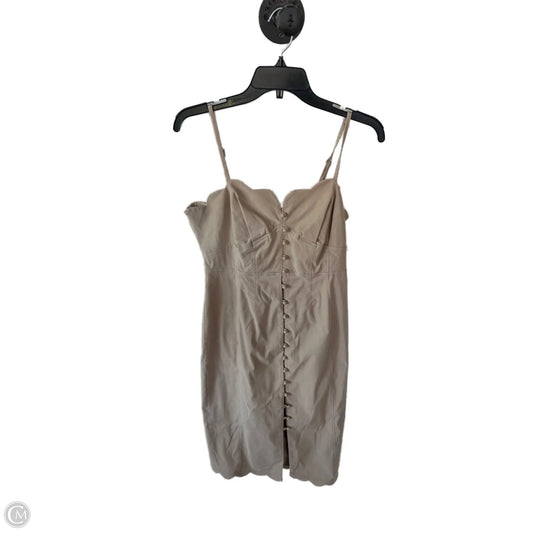 Dress Casual Midi By Anthropologie In Tan, Size: M