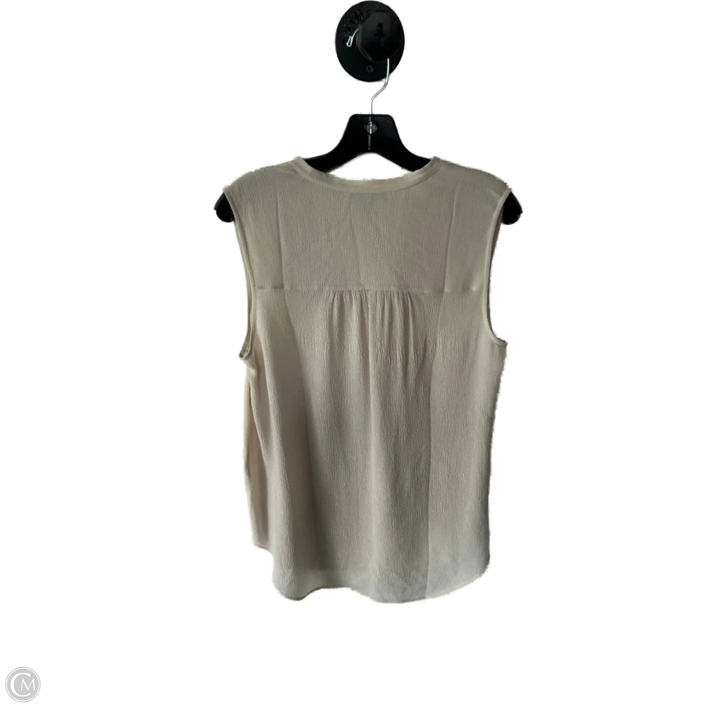 Top Sleeveless By Eileen Fisher In Tan, Size: M