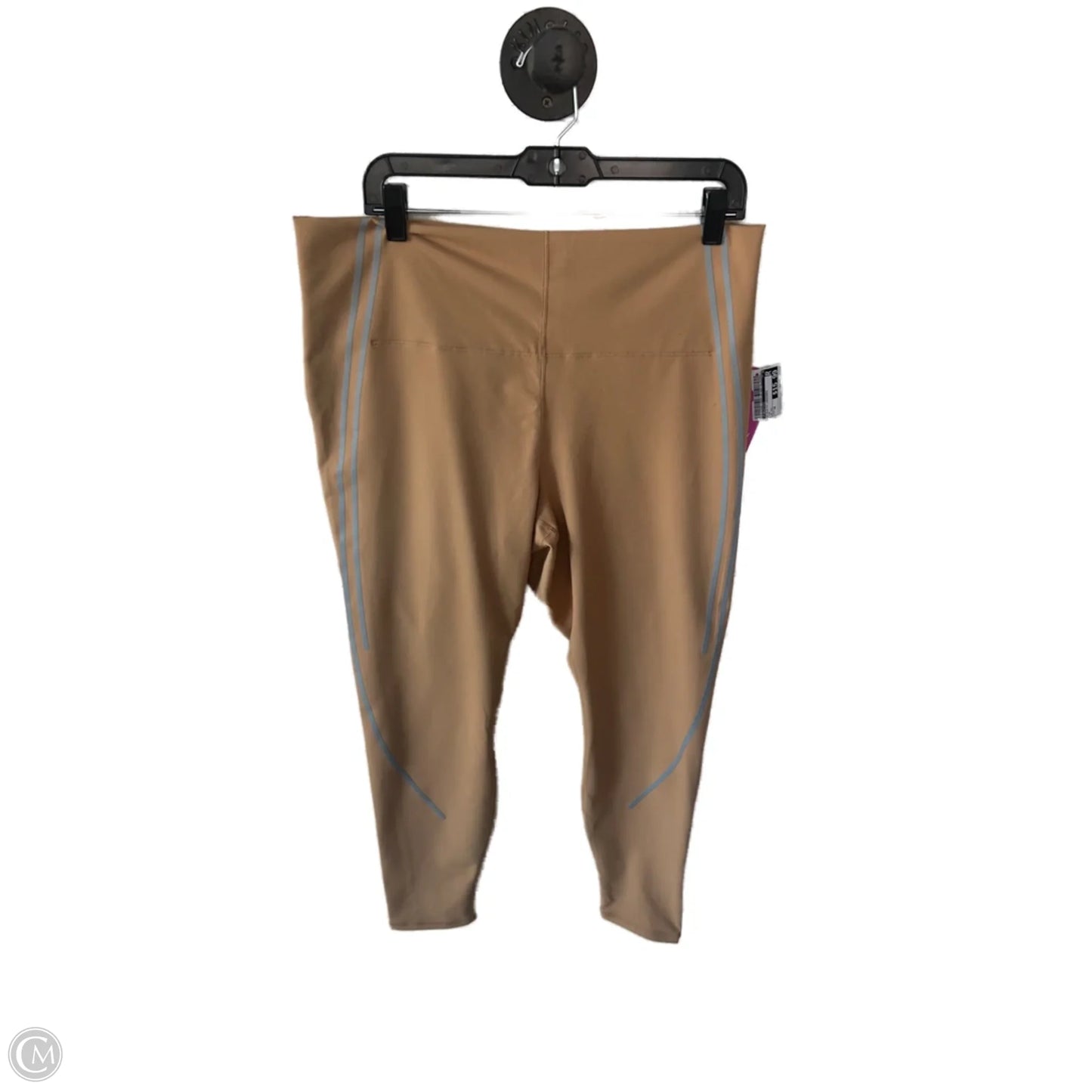 Athletic Leggings By Fabletics In Tan, Size: 16