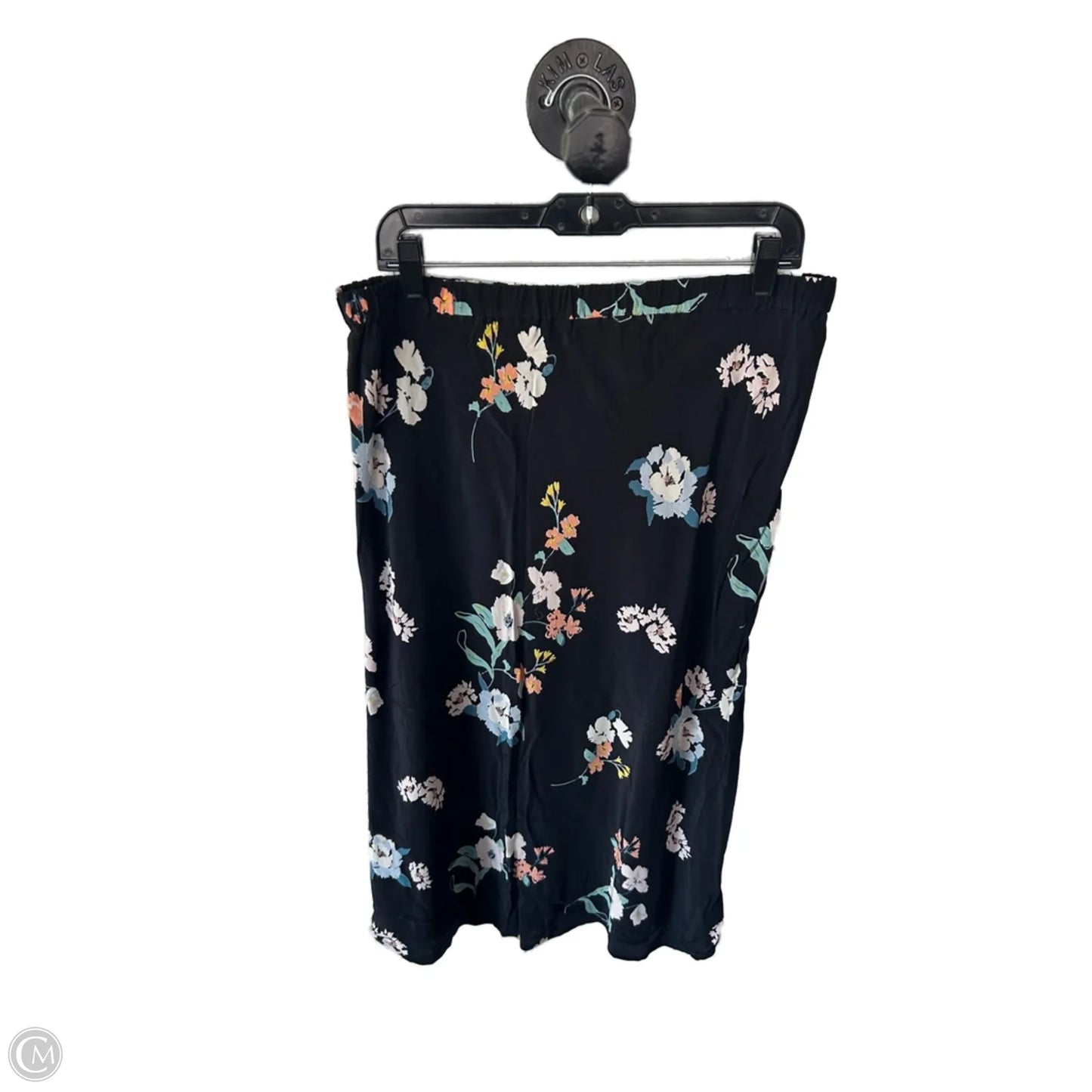 Skirt Midi By Gap In Black, Size: 12