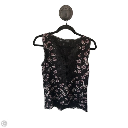Top Sleeveless By White House Black Market In Black & Pink, Size: S