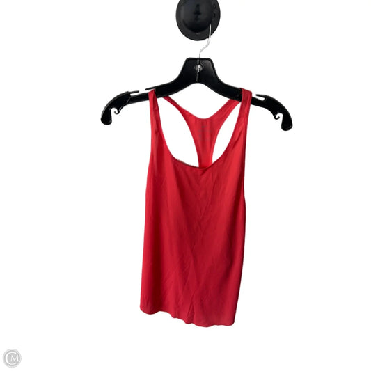 Athletic Tank Top By Nike Apparel In Orange, Size: M