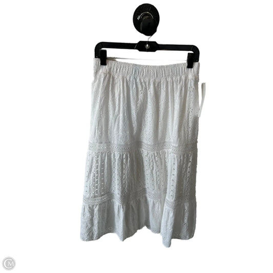 Skirt Maxi By Loft In White, Size: 4